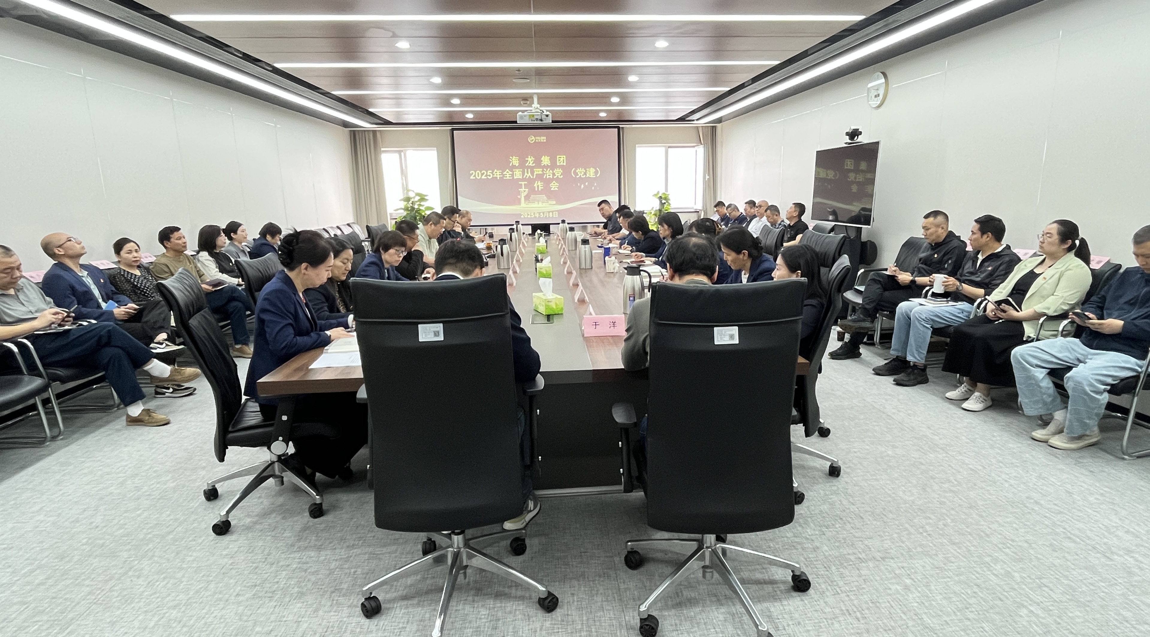 海龙集团召开2025年全面从严治党（党建）工作会