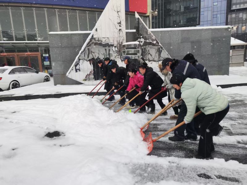 迎寒而上 雪中护航