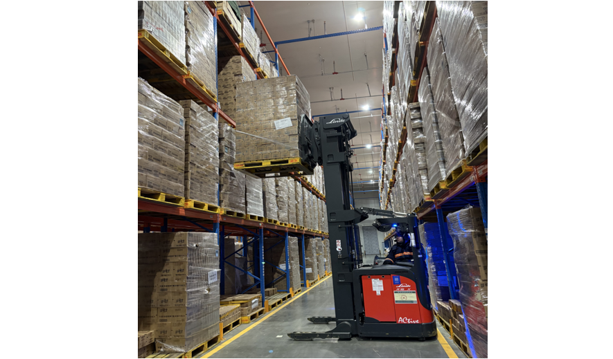 佳之兴公司所属马驹桥物流园区库房利用率显著提升