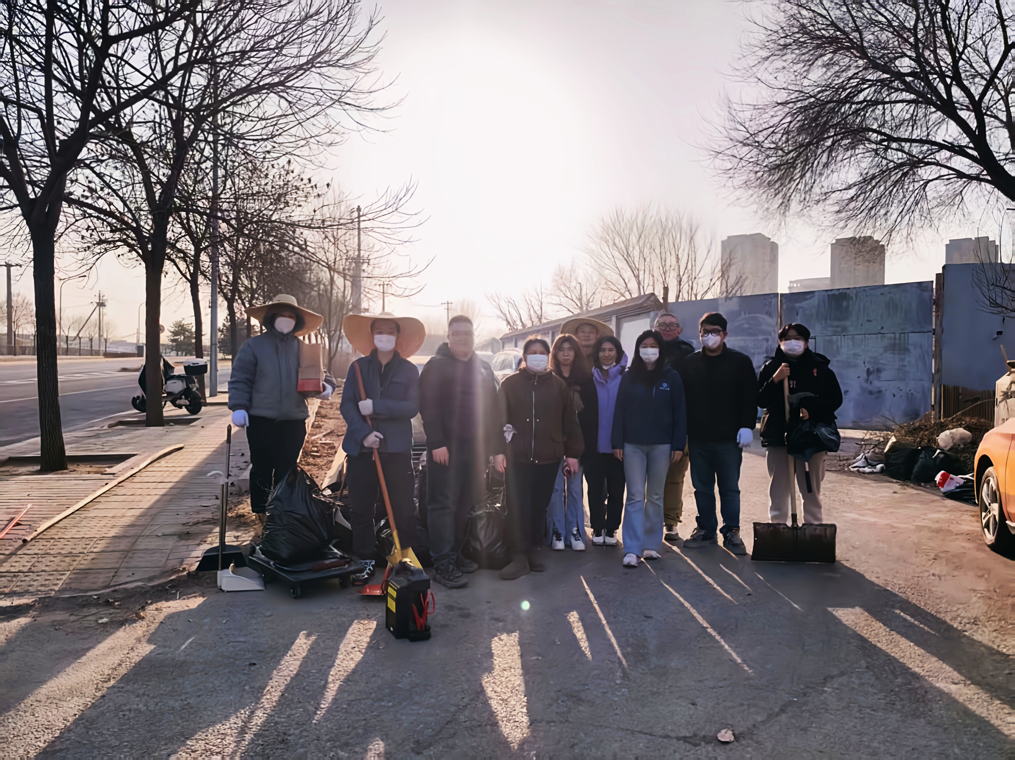 【党建品牌建设】城合公司所属双环公司党支部开展“消安全隐患 迎平安新年”环境卫生整治主题党日