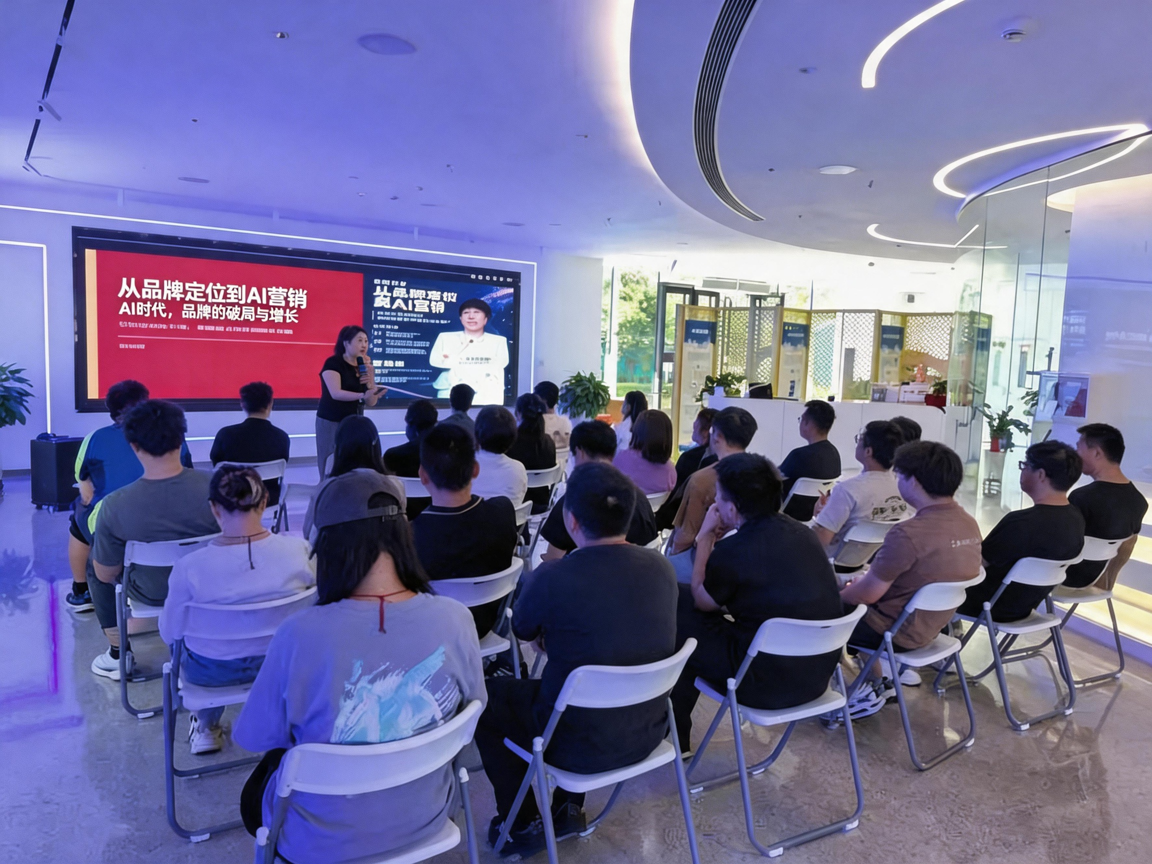 智探前沿 AI同行 丰台科普大篷车驶入赛欧科技园